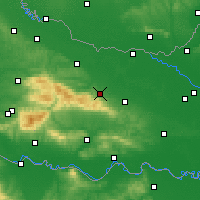 Nearby Forecast Locations - Orahovica - Carta
