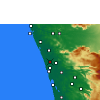 Nearby Forecast Locations - Irinjalakuda - Carta
