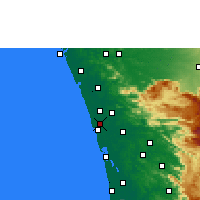 Nearby Forecast Locations - Kodungallur - Carta