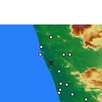 Nearby Forecast Locations - Kunnamkulam - Carta