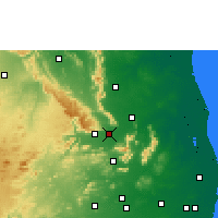 Nearby Forecast Locations - Renigunta - Carta