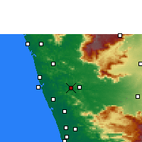 Nearby Forecast Locations - Shoranur - Carta