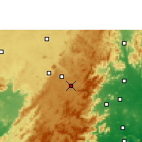 Nearby Forecast Locations - Sunabeda - Carta