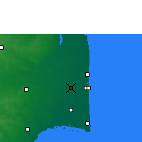 Nearby Forecast Locations - Tiruvarur - Carta