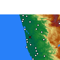 Nearby Forecast Locations - Vaikom - Carta