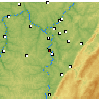 Nearby Forecast Locations - Monongahela - Carta