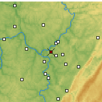 Nearby Forecast Locations - Penn Hills - Carta
