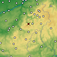 Nearby Forecast Locations - Lierneux - Carta