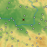 Nearby Forecast Locations - Chlumec nad Cidlinou - Carta