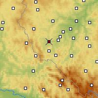 Nearby Forecast Locations - Horšovský Týn - Carta