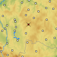 Nearby Forecast Locations - Kamenice nad Lipou - Carta