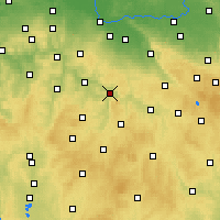 Nearby Forecast Locations - Ledeč nad Sázavou - Carta