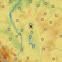 Nearby Forecast Locations - Planá nad Lužnicí - Carta