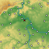 Nearby Forecast Locations - Roudnice nad Labem - Carta