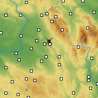 Nearby Forecast Locations - Rychnov nad Kněžnou - Carta