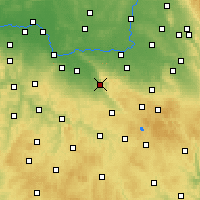 Nearby Forecast Locations - Třemošnice - Carta