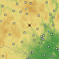 Nearby Forecast Locations - Velké Meziříčí - Carta