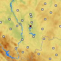 Nearby Forecast Locations - Veselí nad Lužnicí - Carta