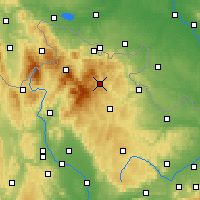 Nearby Forecast Locations - Vrbno pod Pradědem - Carta