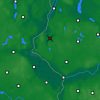 Nearby Forecast Locations - Chojna - Carta