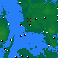 Nearby Forecast Locations - Slagelse - Carta