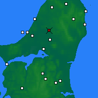 Nearby Forecast Locations - Brønderslev - Carta