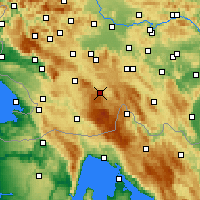 Nearby Forecast Locations - Loška Dolina - Carta