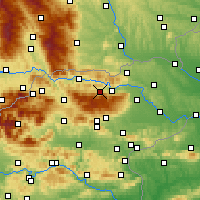 Nearby Forecast Locations - Lovrenc na Pohorju - Carta