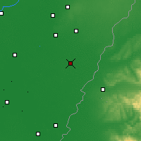 Nearby Forecast Locations - Berettyóújfalu - Carta