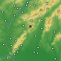 Nearby Forecast Locations - Brezová pod Bradlom - Carta
