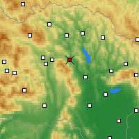 Nearby Forecast Locations - Hanušovce nad Topľou - Carta