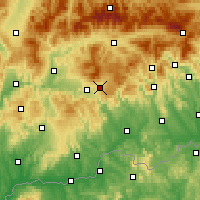 Nearby Forecast Locations - Hriňová - Carta