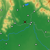 Nearby Forecast Locations - Kráľovský Chlmec - Carta
