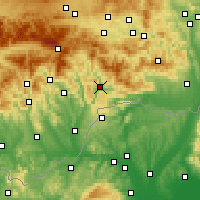 Nearby Forecast Locations - Rožňava - Carta