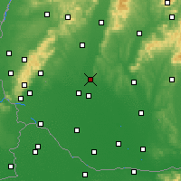 Nearby Forecast Locations - Sereď - Carta