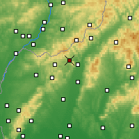 Nearby Forecast Locations - Stará Turá - Carta