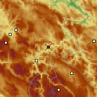 Nearby Forecast Locations - Goražde - Carta