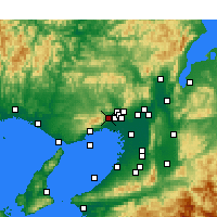 Nearby Forecast Locations - Takarazuka - Carta