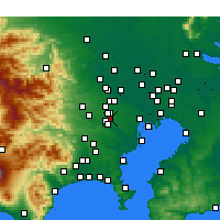 Nearby Forecast Locations - Mitaka - Carta