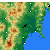 Nearby Forecast Locations - Ōsaki - Carta