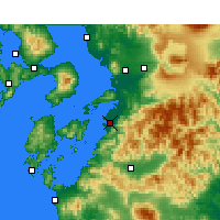 Nearby Forecast Locations - Yatsushiro - Carta