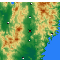 Nearby Forecast Locations - Ōshū - Carta