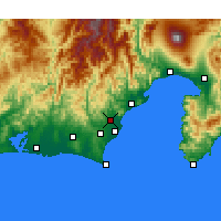 Nearby Forecast Locations - Fujieda - Carta