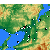 Nearby Forecast Locations - Minō - Carta