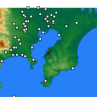 Nearby Forecast Locations - Kisarazu - Carta