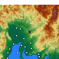 Nearby Forecast Locations - Tajimi - Carta