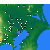 Nearby Forecast Locations - Kamagaya - Carta