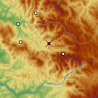 Nearby Forecast Locations - Vişeu de Sus - Carta