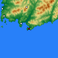 Nearby Forecast Locations - Vrangel - Carta