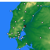 Nearby Forecast Locations - Castanheira do Ribatejo e Cachoeiras - Carta